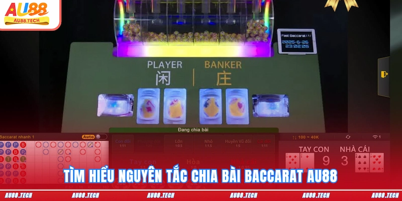 Tìm hiểu nguyên tắc chia bài Baccarat AU88